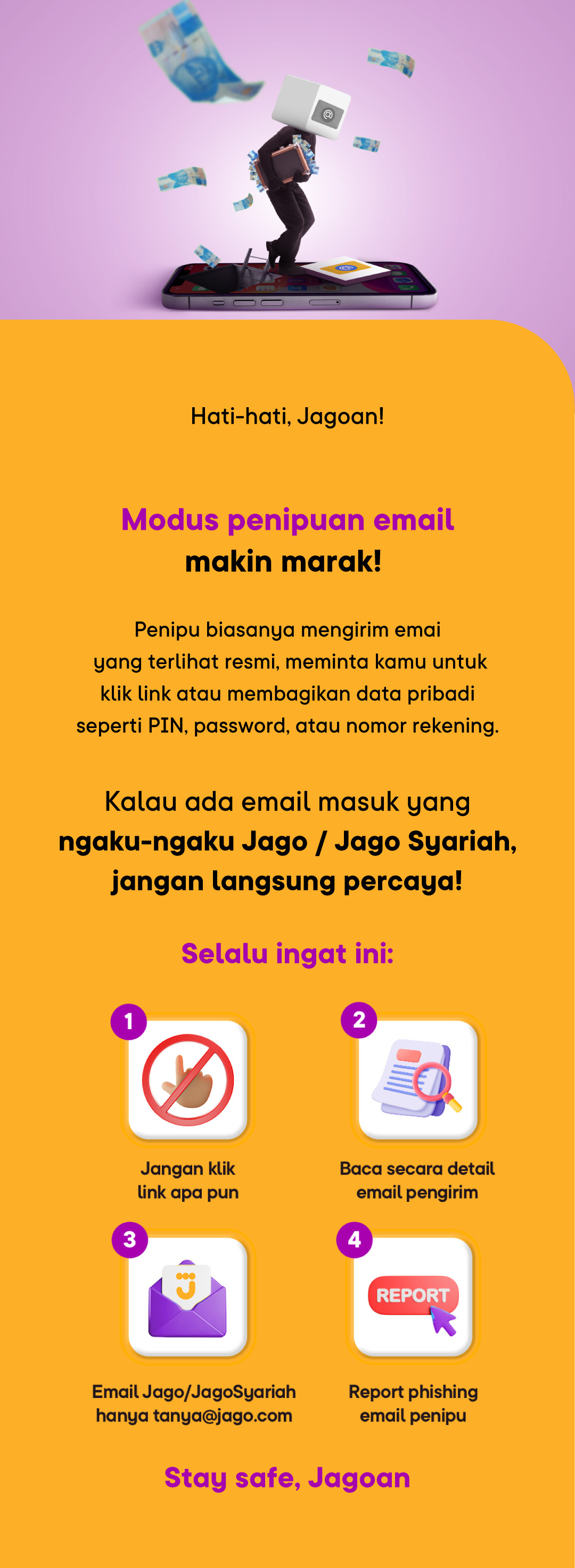Security Jago - Bahaya Penipuan Email