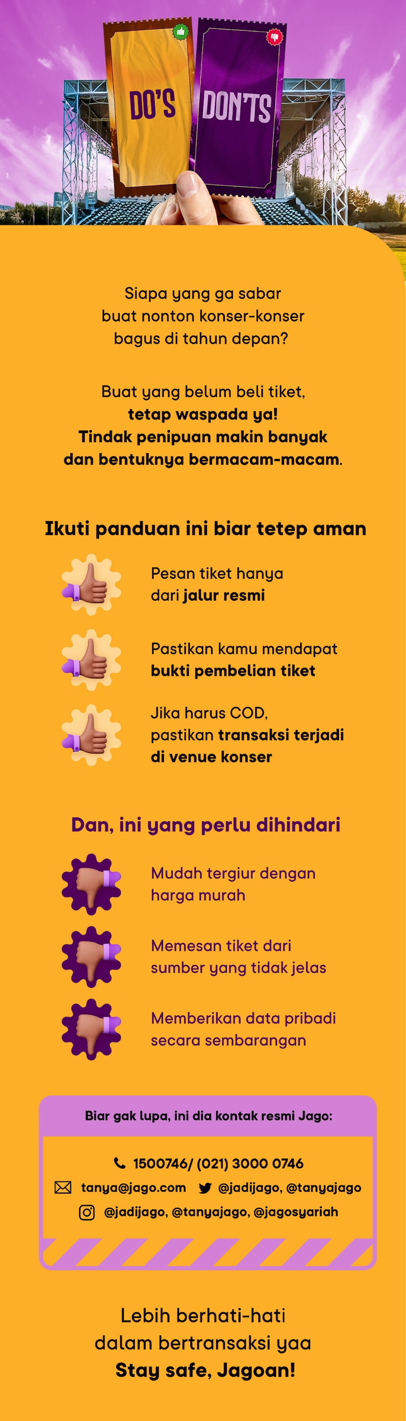 Security Jago - Scam Concert