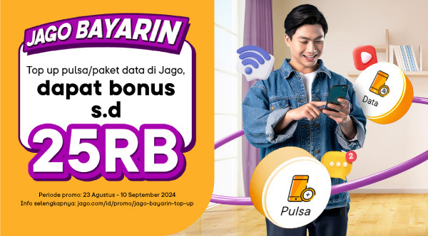 Jago Bayarin Mobile Top-up