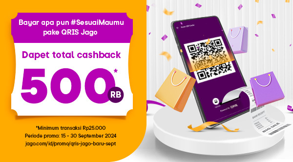 Jago Never QRIS September Promo