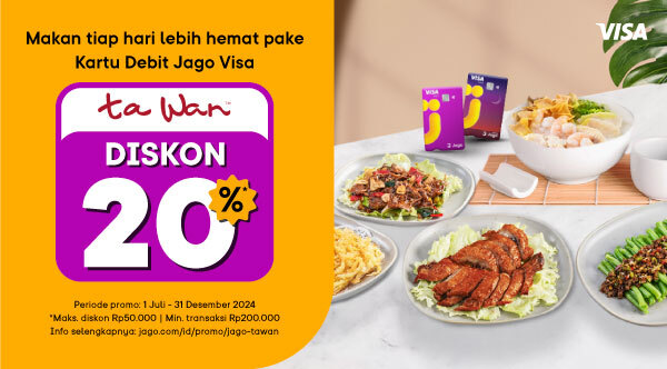 Jago Debit Visa x Tawan