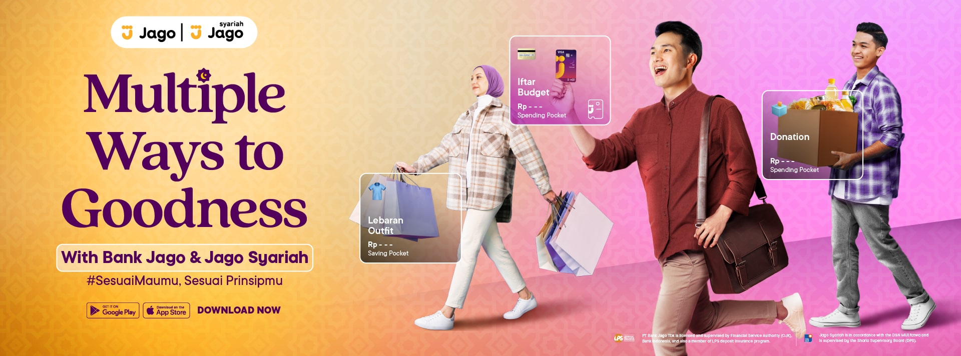 Various Goodness with Bank Jago & Jago Syariah