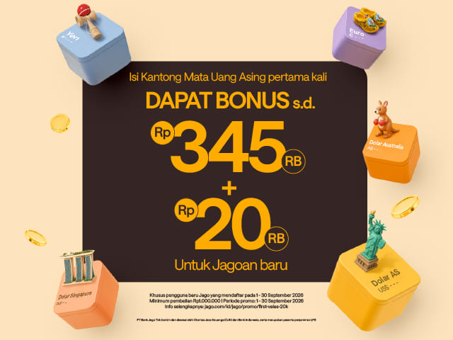 Promo First Valas Jago