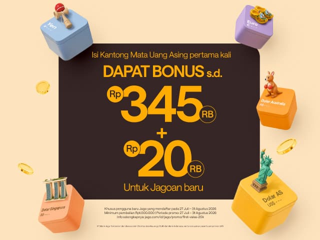 Promo First Valas Jago
