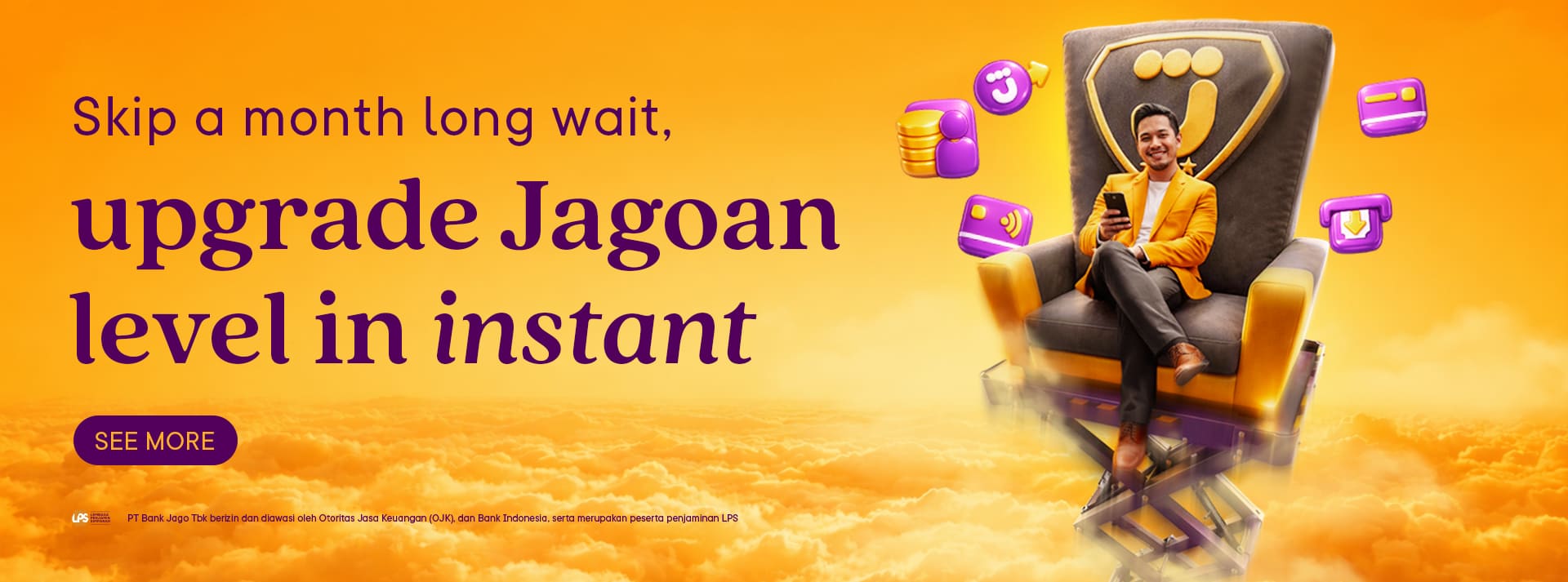 Upgrade Level Akun dengan instan tanpa nunggu satu bulan