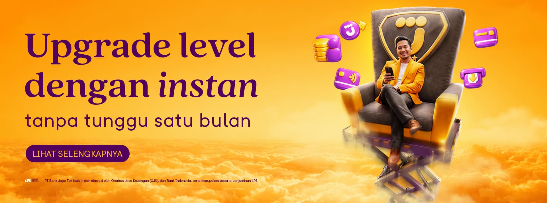 Upgrade Level Akun dengan instan tanpa nunggu satu bulan