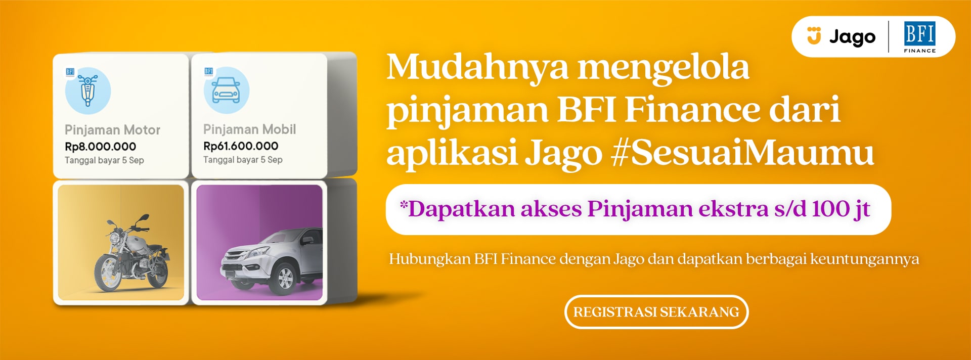 Nikmati kemudahan mengelola pinjaman BFImu dari aplikasi Jago