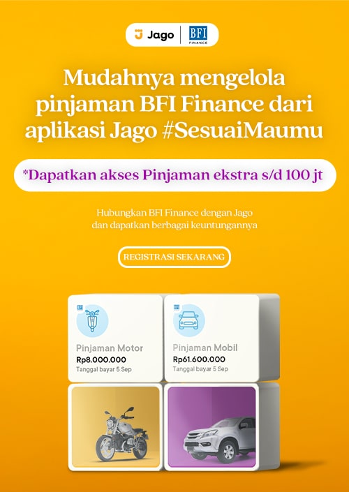 Nikmati kemudahan mengelola pinjaman BFImu dari aplikasi Jago
