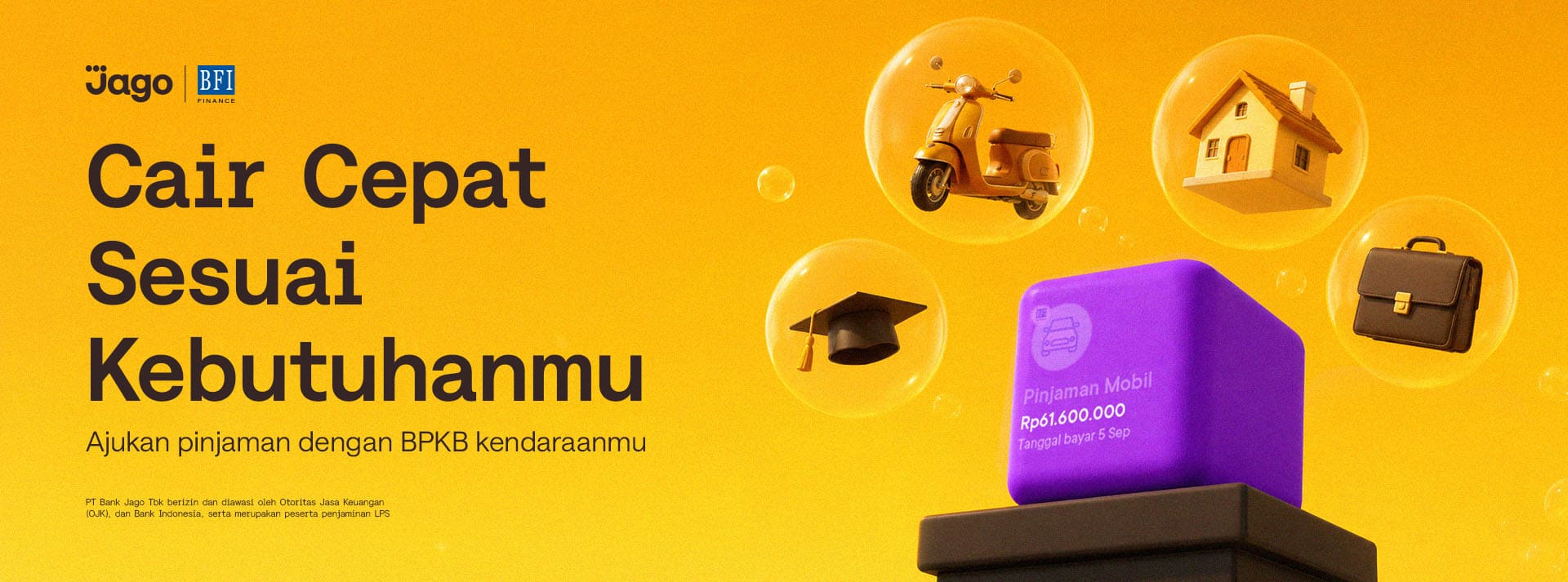 Nikmati kemudahan mengelola pinjaman BFImu dari aplikasi Jago