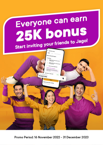 Invite friends to Jago, the more the merrier!