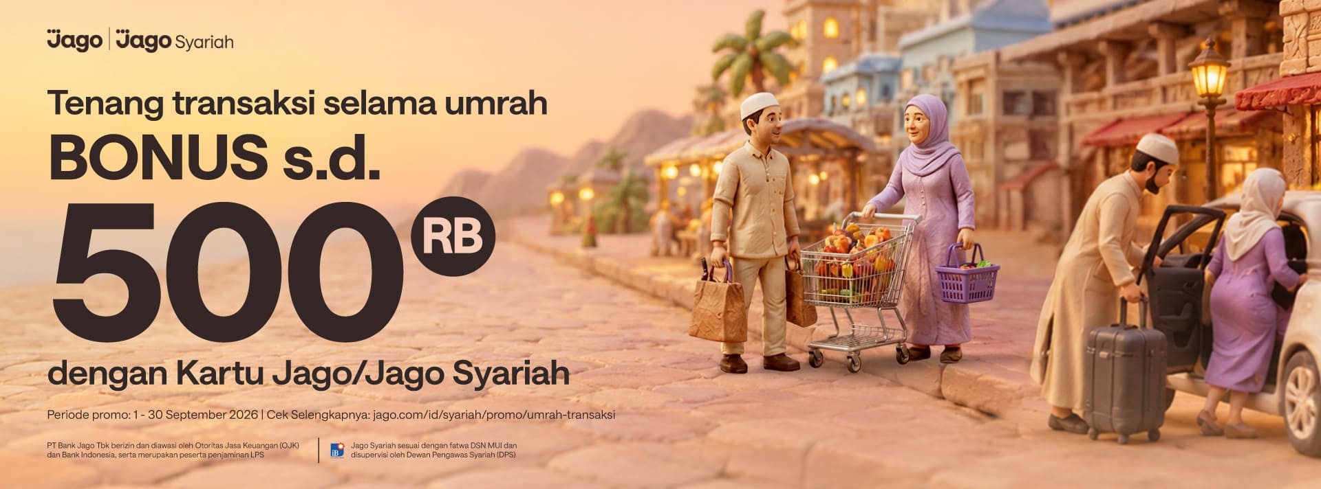 Bonus transaksi Kartu Jago/Jago Syariah Visa di merchant Arab Saudi
