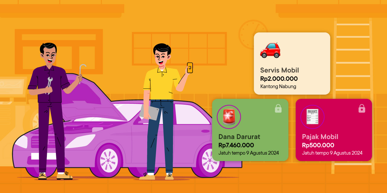 kantong jago memungkinkan kamu punya banyak rekening untuk memisahkan pengeluaran termasuk untuk mobil