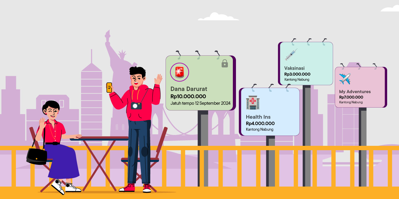 mulai dari vaksinasi hingga asuransi kesehatan, pengeluaran tinggal dan hidup di luar negeri bisa disiapkan di kantong jago
