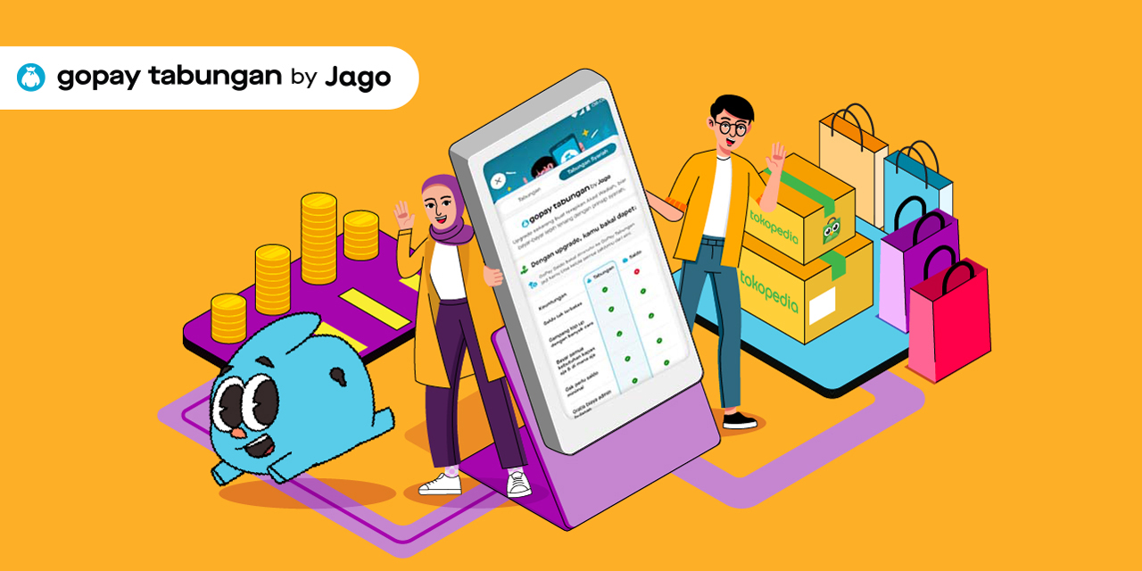 Mau Bisa Jajan dan Belanja Sambil Nabung? Yuk Bikin GoPay Tabungan by Jago