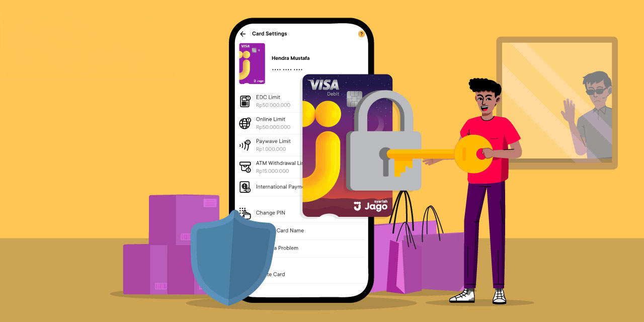 bersama bank jago transaksi aman karena kamu bisa kontrol penggunaan kartu debit dari aplikasi jago