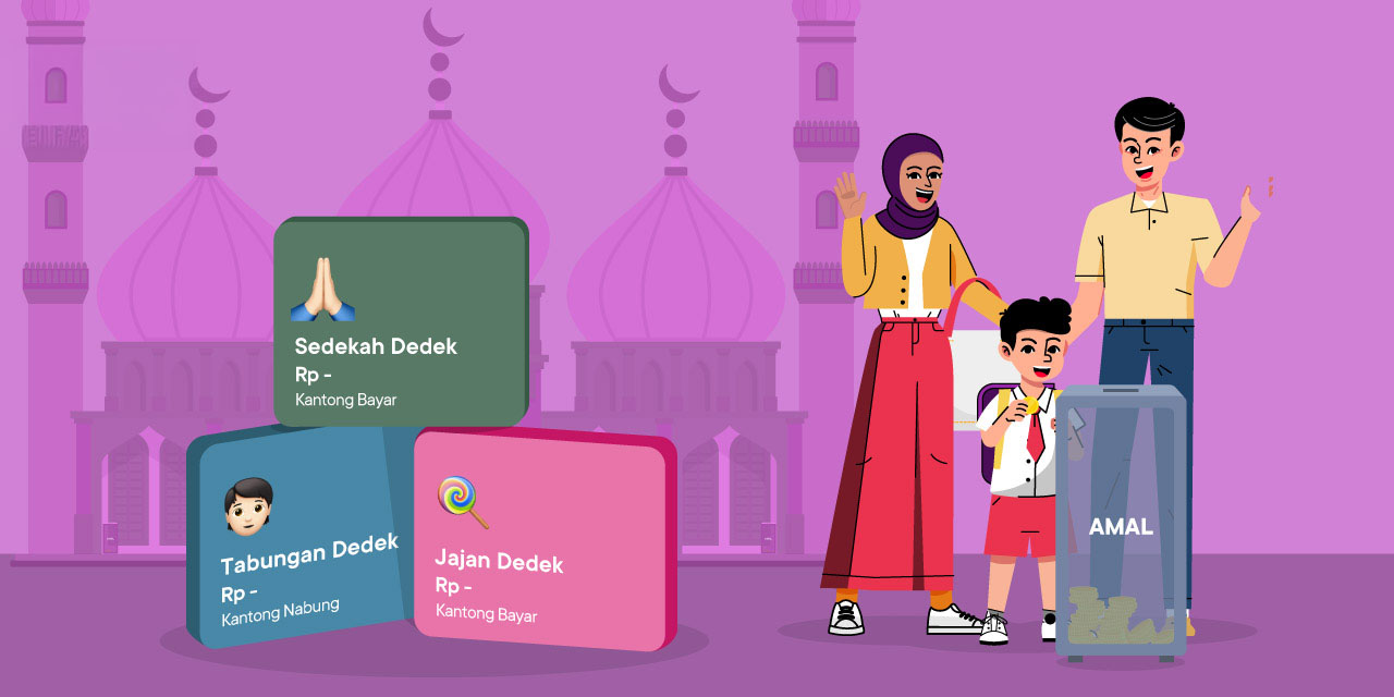 mengajarkan anak menabung dan mengatur pengeluaran sejak kecil lebih mudah pakai kantong jago syariah