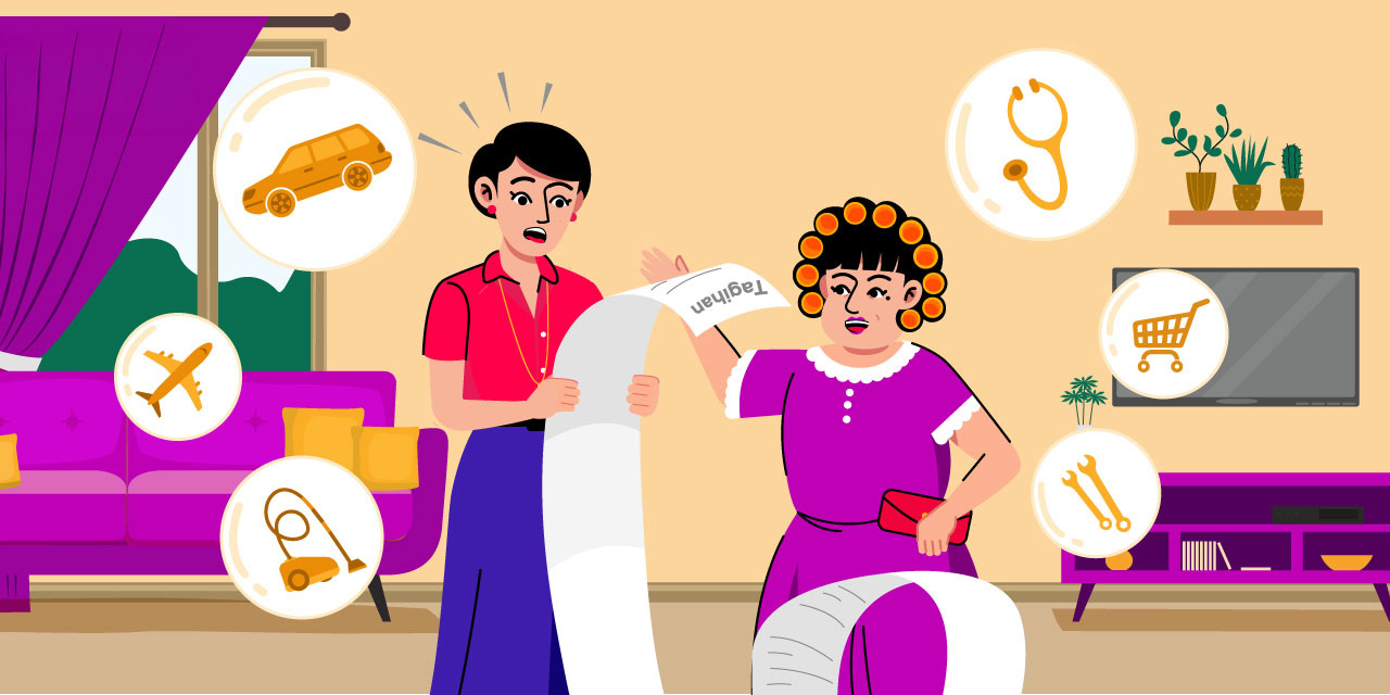 pisahkan budget pengeluaran besar tinggal serumah dengan mertua pakai kantong jago agar praktis
