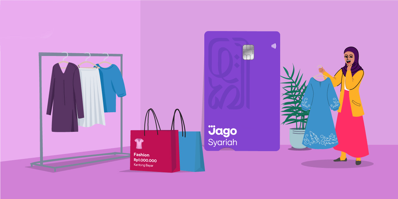 cara belanja busana muslim hemat dan sesuai syariah pakai bank jago syariah