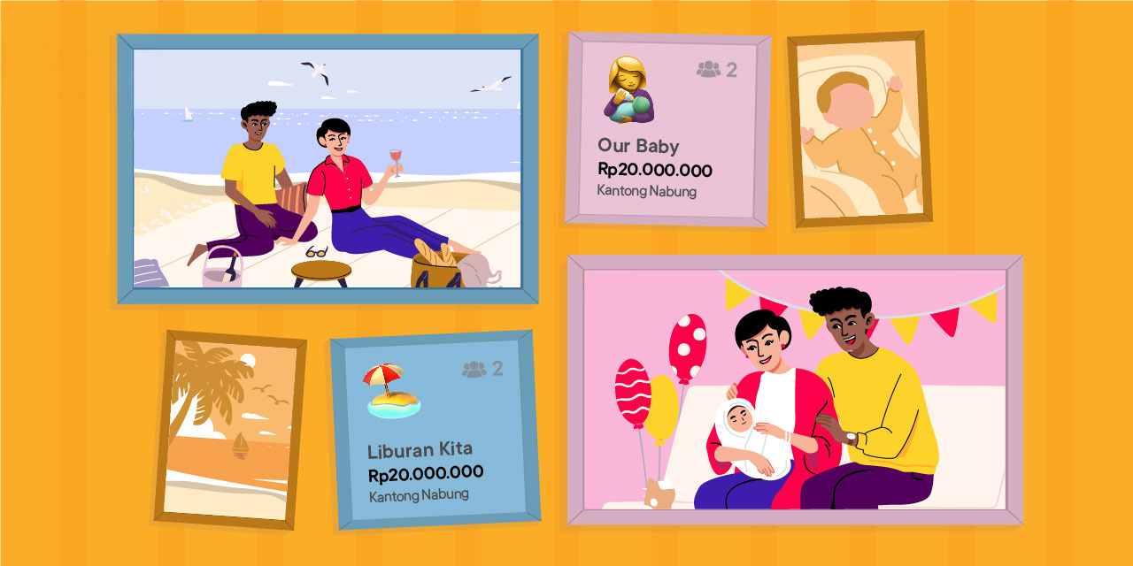 aplikasi jago bank jago memudahkan pasangan yang ingin membuka rekening tabungan bersama untuk mengatur keuangan