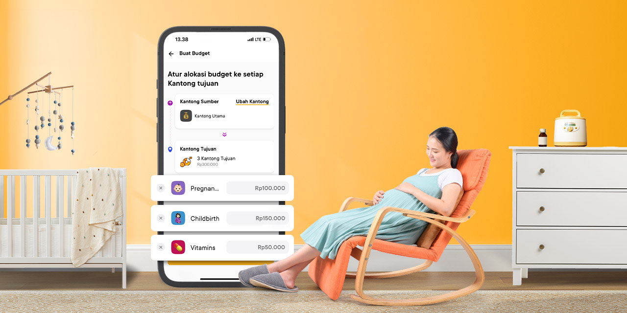 siapkan biaya kehamilan melahirkan postpartum dengan menabung di kantong dan deposito bank jago