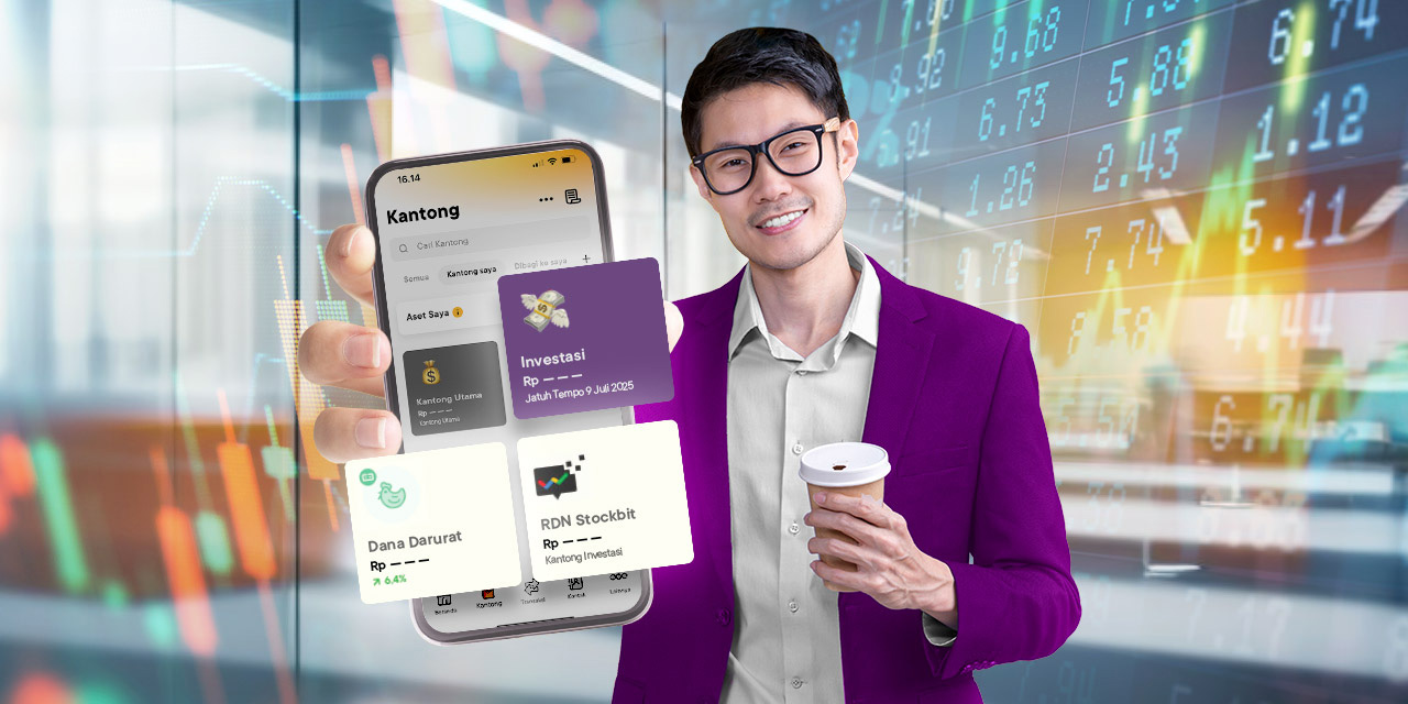 cara diversifikasi aset dan portofolio investasi dengan menabung di deposito bank jago dapat bunga kompetitif