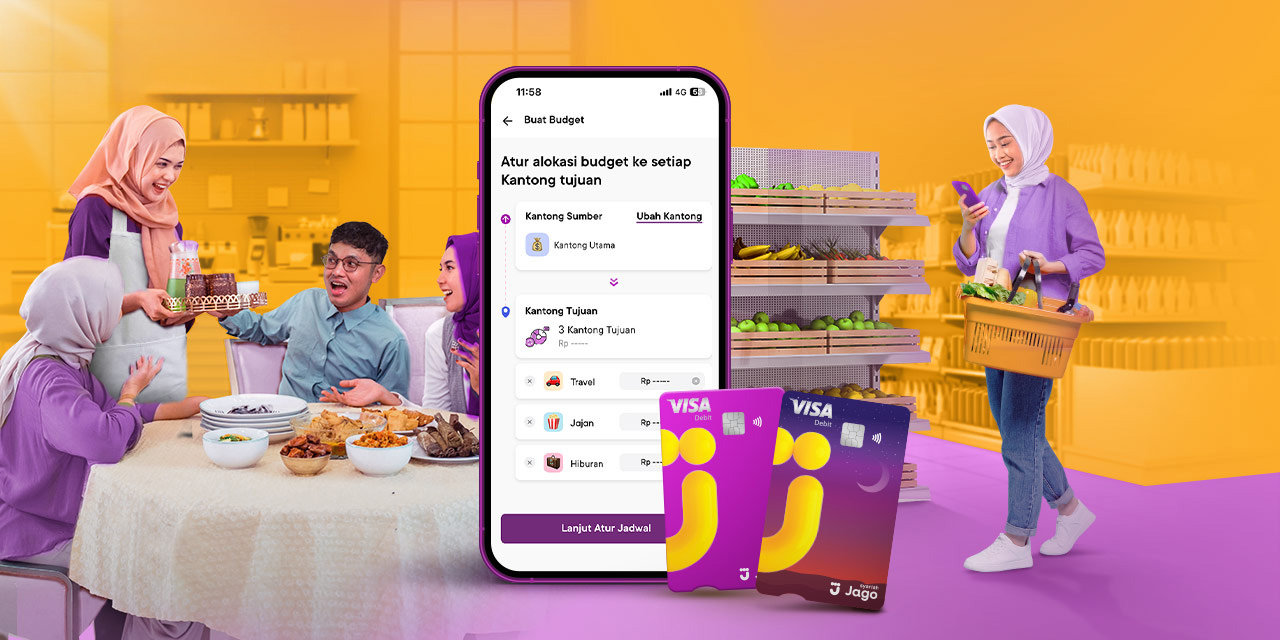 cara senang bersama keluarga dengan atur budget otomatis dan nikmati promo bank jago