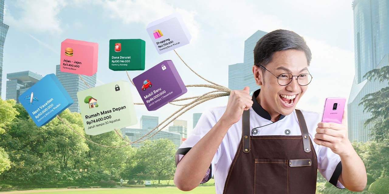 upgrade budgeting skills dengan atur uang pakai kantong jago dan jago syariah