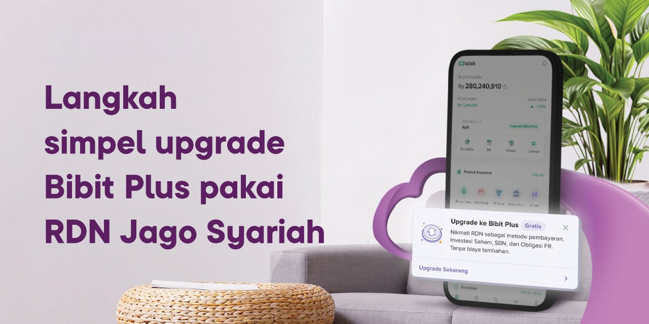 cara beli saham obligasi reksa dana investasi syariah di bibit pakai rdn jago syariah