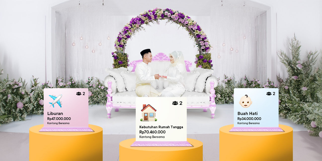 marriage is not scary kalau ada keterbukaan dan bisa mengatur keuangan bareng di kantong bersama bank jago