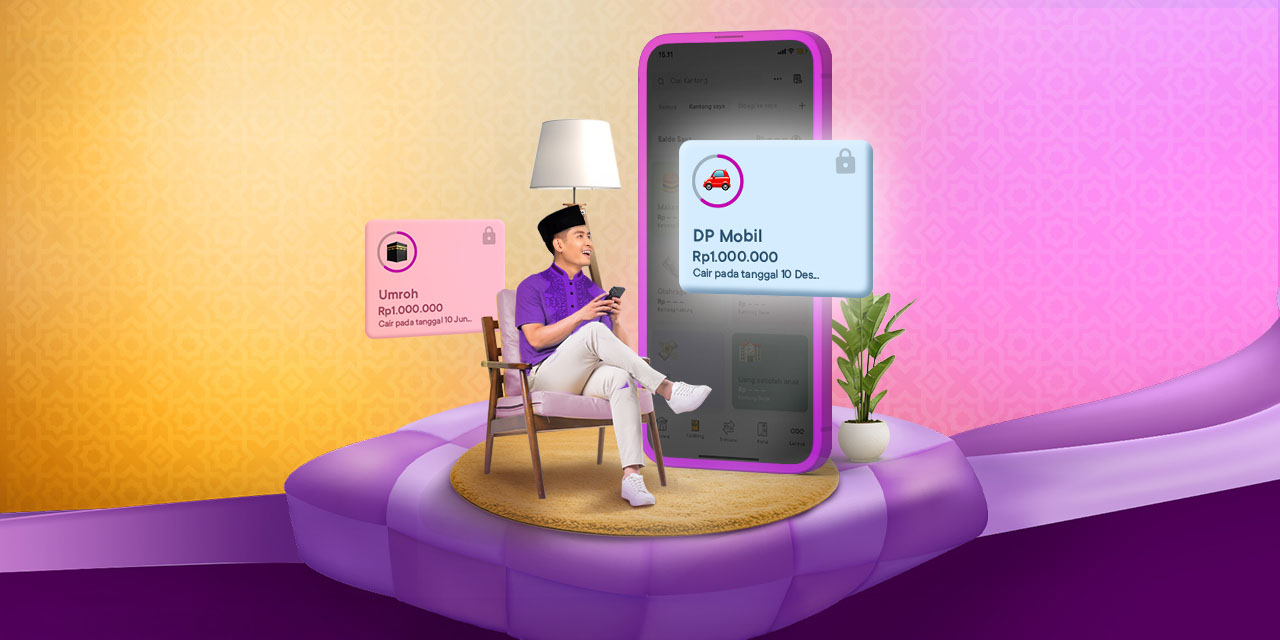 cara mengatur alokasi uang thr di aplikasi jago