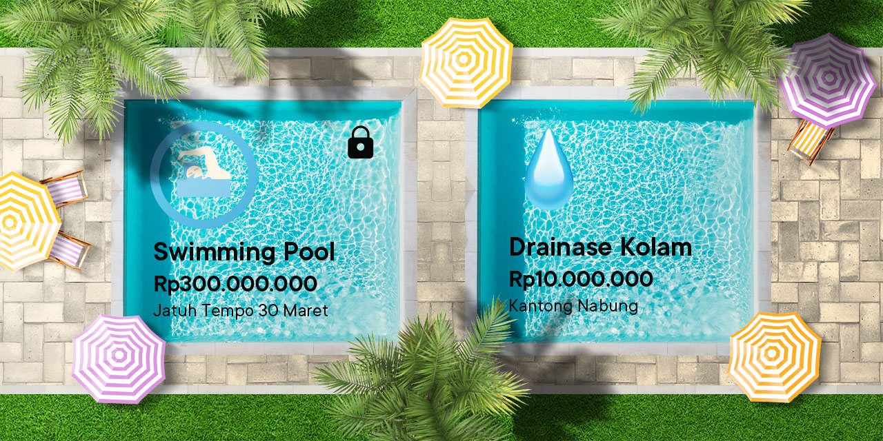 cara siapkan biaya pembuatan kolam renang dengan drainase di bank jago
