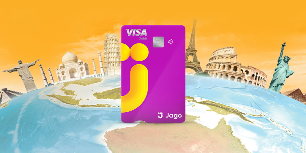 Jalan-jalan ke Luar Negeri Nggak Bawa Cash, transaksi pakai kartu debit visa bank jago