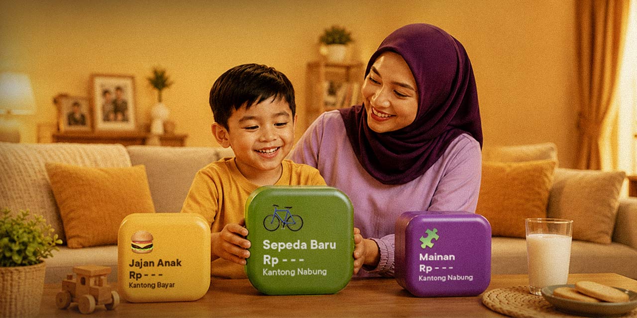 Bukan Diam-diam, Begini Cara Ajarkan Anak Belajar Tentang Uang Pakai Kantong