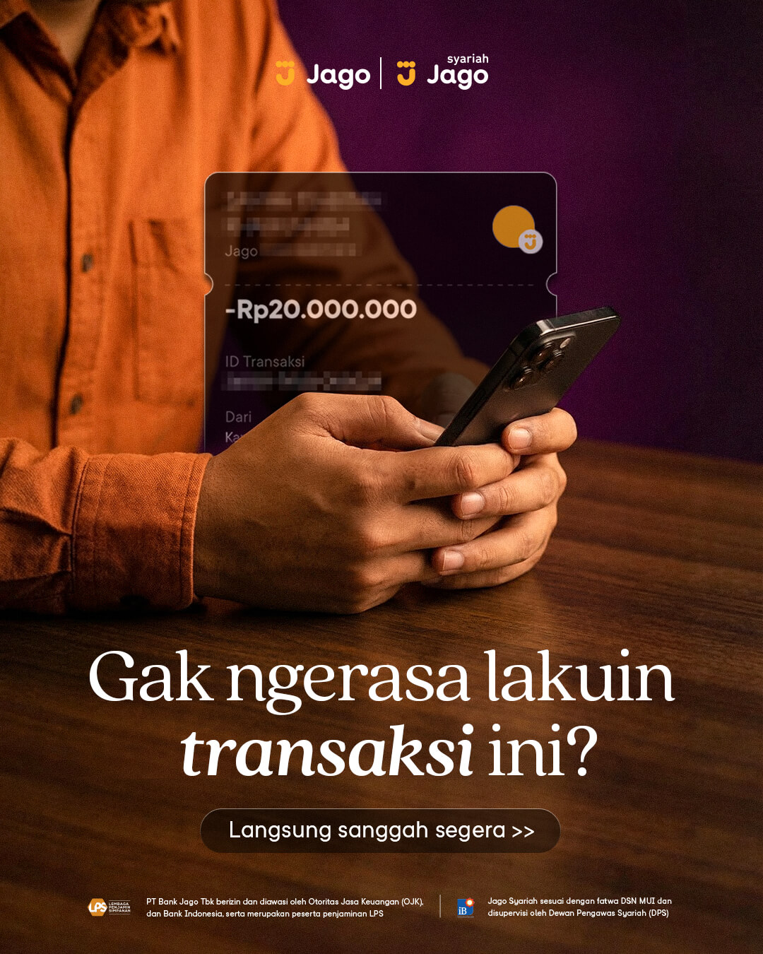 Cara Sanggah Transaksi