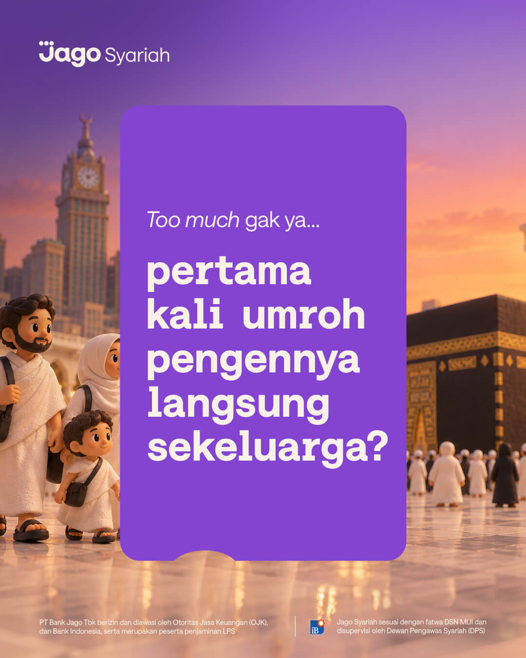 Umroh Pertama Bareng Keluarga