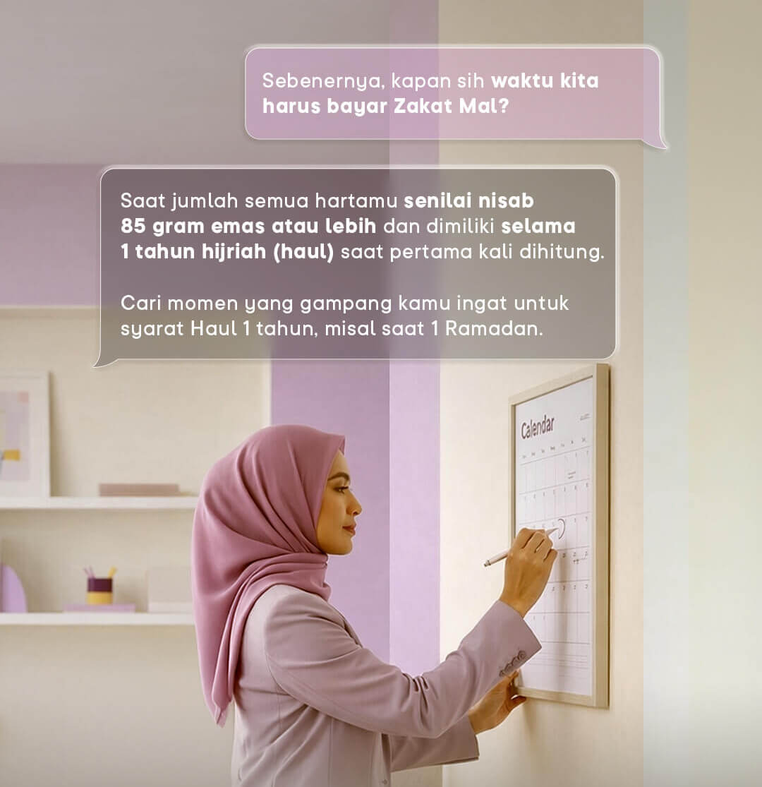 kapan waktu bayar zakat mal