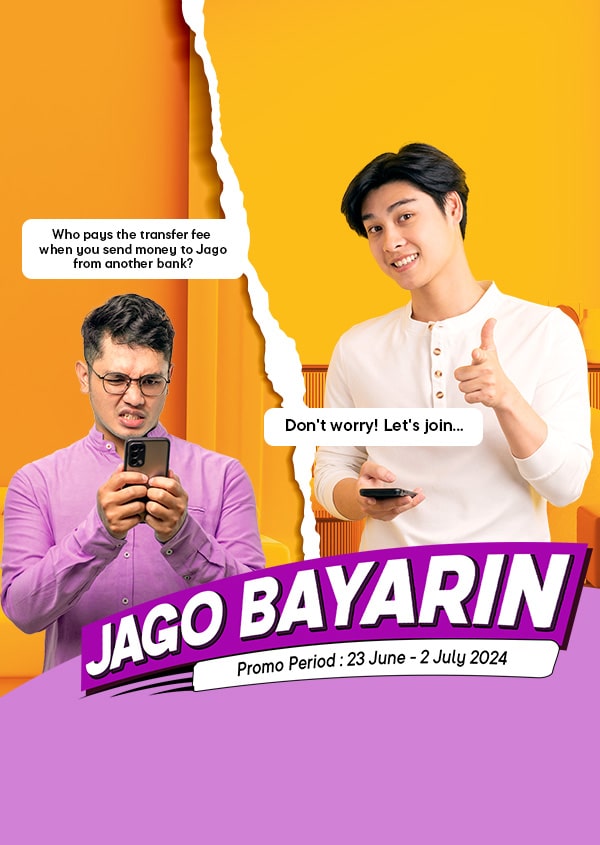 Transfer from other bank, get Rp6,500 cashback
