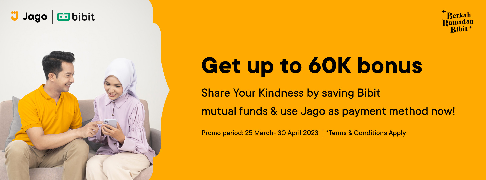 Jago x Bibit Cashback - Get up to 60K bonus!