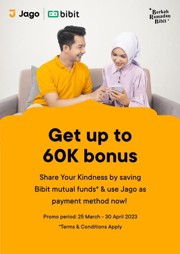 Jago x Bibit Cashback - Get up to 60K bonus!