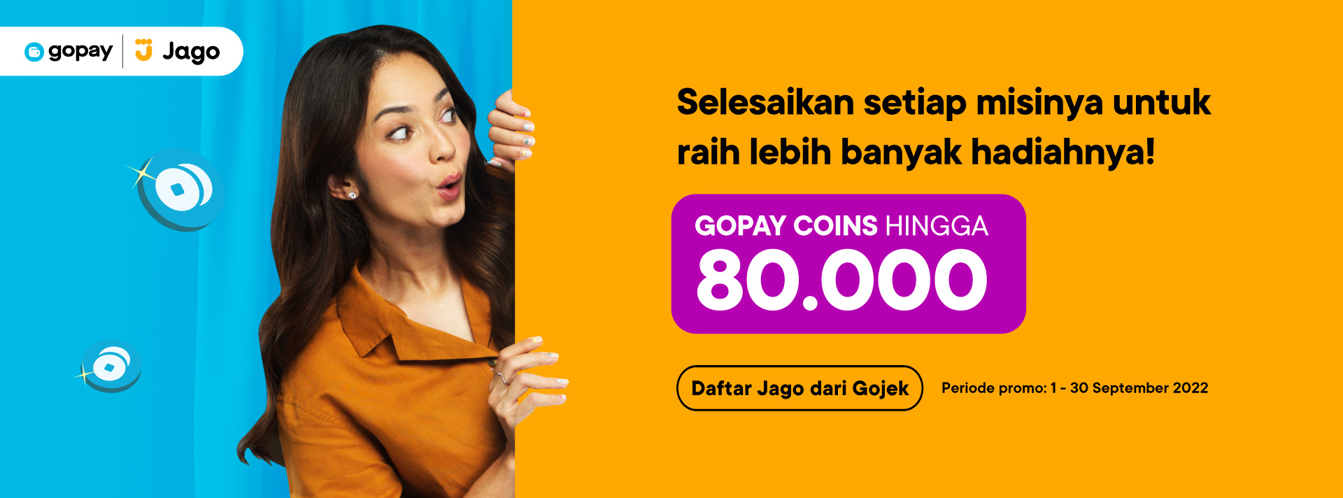 GoPay Jago - 80rb Gopay Coins