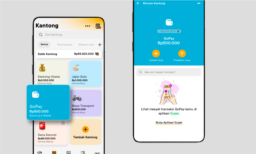 Pakai Kantong Jago Buat Bayar Layanan Gojek Vs. Top Up GoPay Dari Jago ...