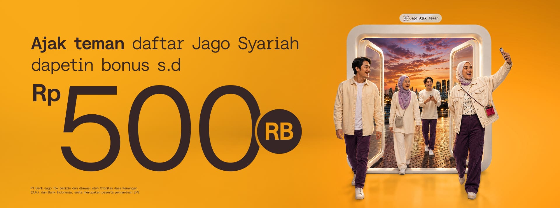 Mau banyak cuan? Undang banyak teman! Bonus s/d 500rb #SesuaiMaumu