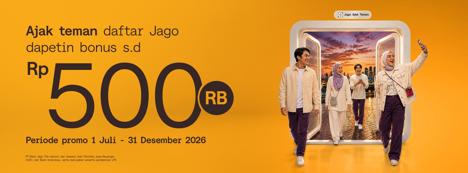 Mau banyak cuan? Undang banyak teman! Bonus s/d 500rb #SesuaiMaumu