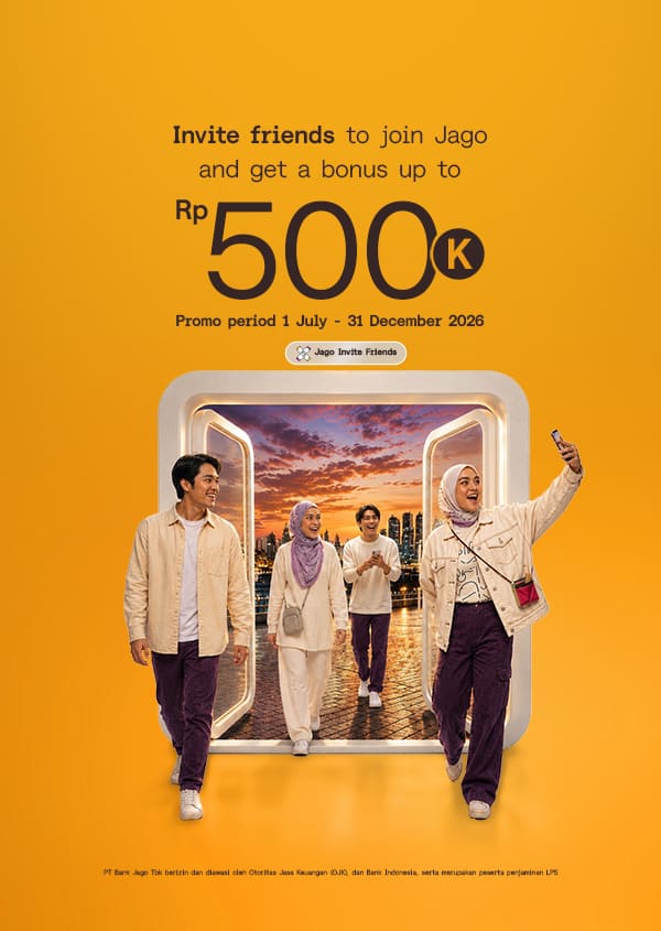 You want more favors? Invite more friends! Bonus up to 500K #SesuaiMaumu