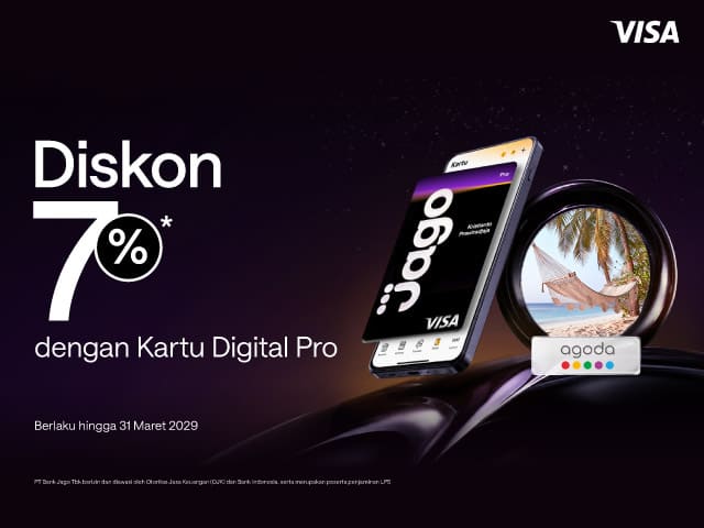 Promo Kartu Digital Pro - Agoda