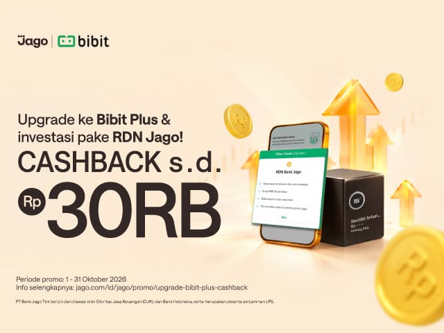 Upgrade Bibit Plus Jago