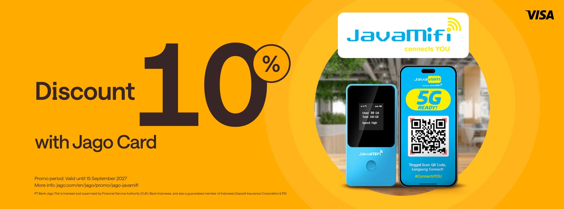 Get a 10% discount on Global Wi-Fi and Global eSIM