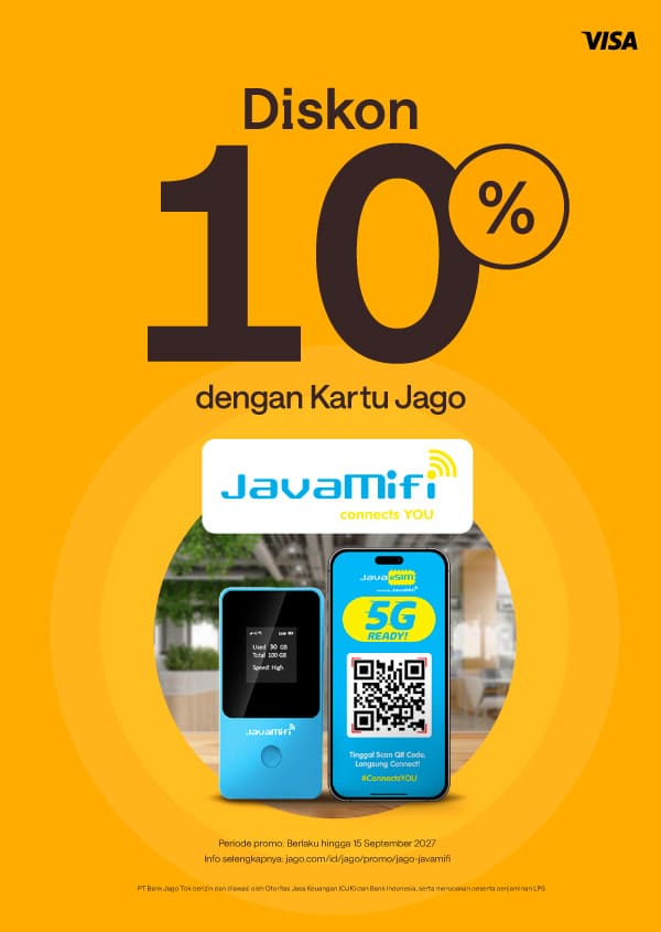 Dapatkan diskon 10% untuk Global Wi-fi dan Global Esim