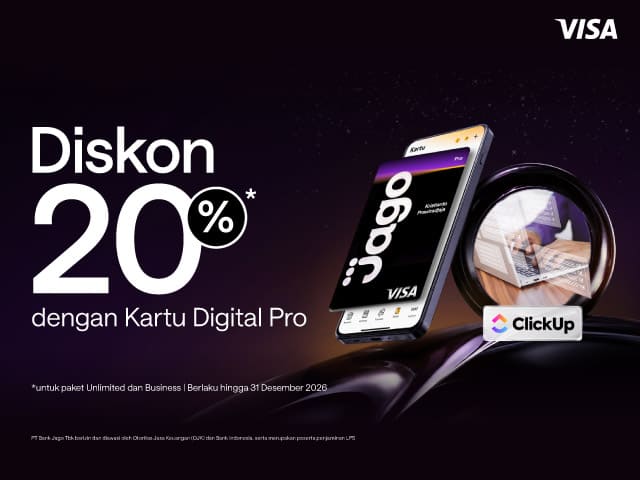 Promo Kartu Digital Pro - ClickUp