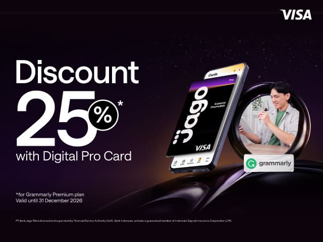 Digital Pro Card - Grammarly Promotion